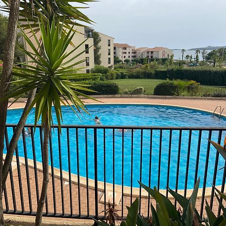 T2 Rez De Jardin Plage Piscines Vue Mer Parking Terrasse Commerces Apartment Six-Fours-les-Plages Exterior photo